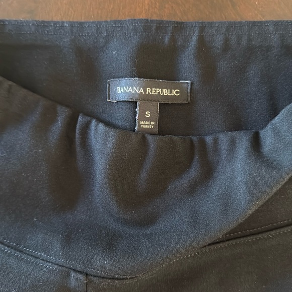 Banana Republic Women’s Black Wide Band stretch Leggings Size Small - Picture 3 of 10